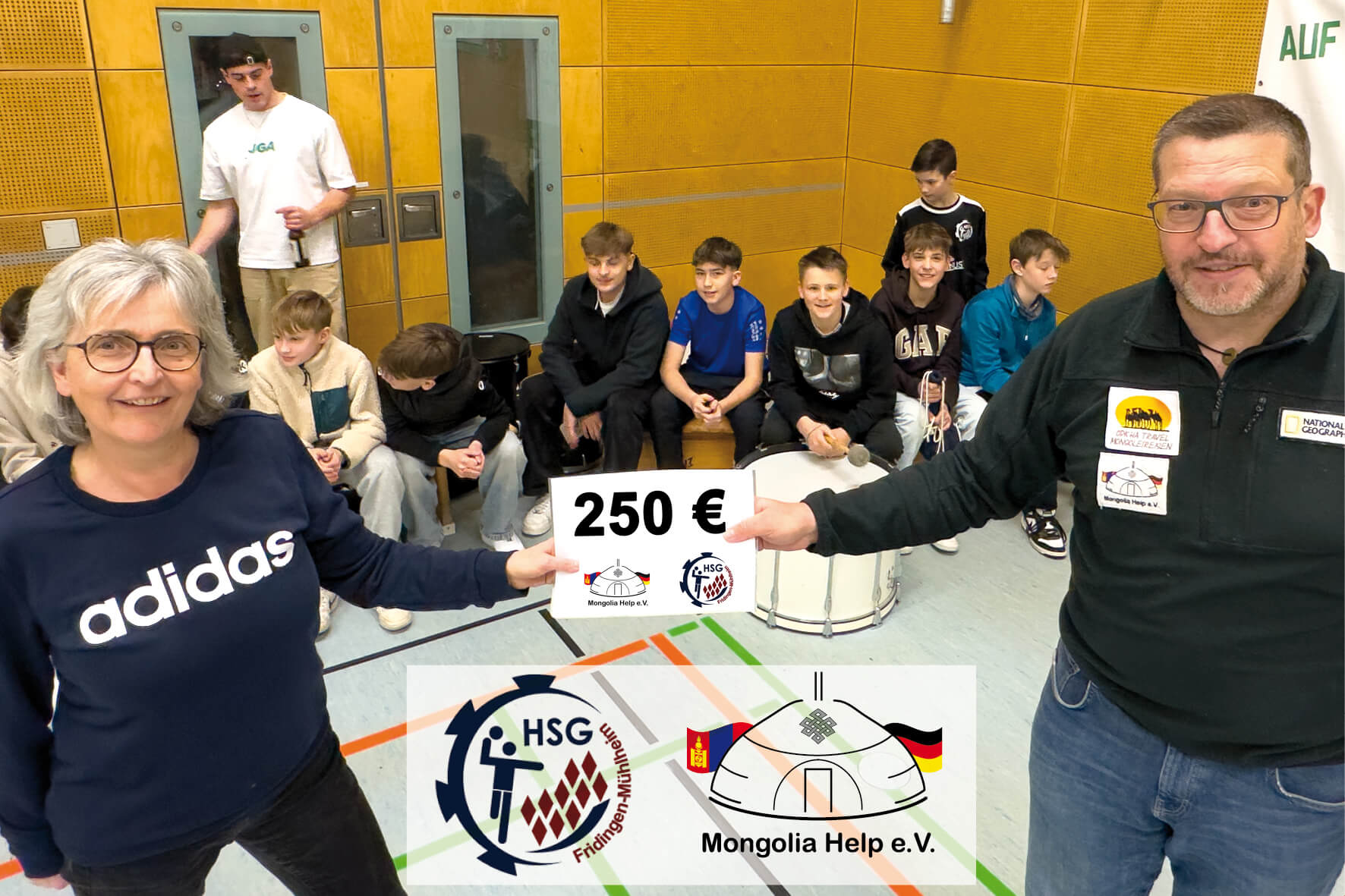 250 Euro von der HSG Fridingen-Mühlheim